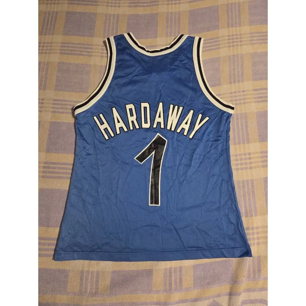 Vintage NBA Orlando Magic Penny Hardaway #1 Champion Jersey Size 36 90s Away - Picture 2 of 9